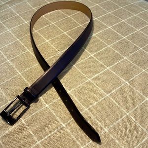 Nordstrom Italian leather belt, bronze (slight sheen) color. See pics for size